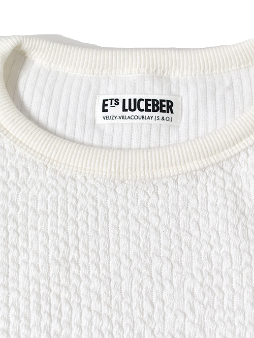 LUCEBER  CREW NECK SHIRT - White　再入荷