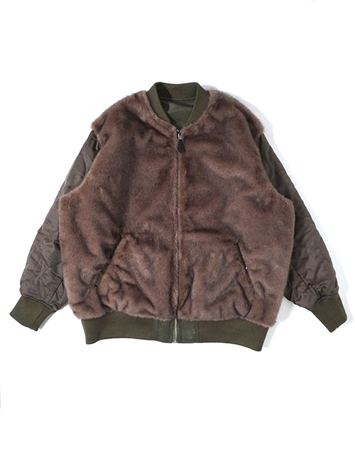 ALPHA  FAKE FUR QUILTY MA-1