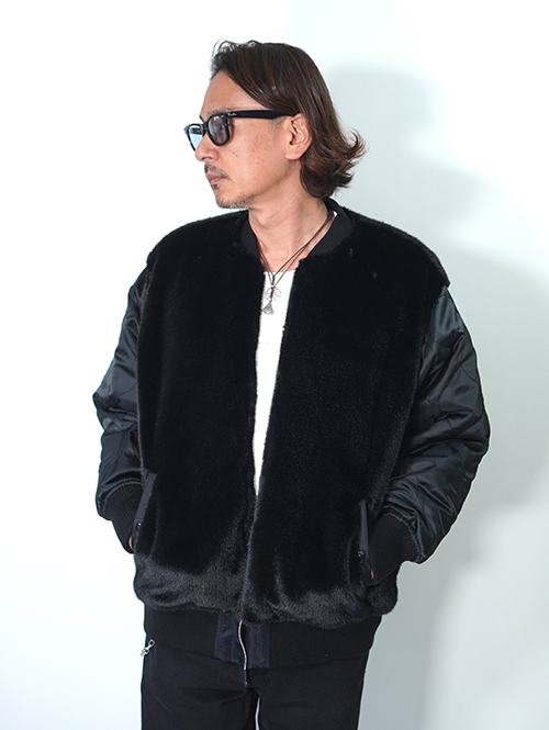 ALPHA  FAKE FUR QUILTY MA-1