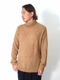 SSEINSE Pattern Knitting タートルネックセーター