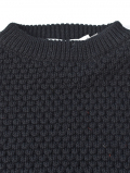 OLD DERBY KNITWEAR Popcorn Knit - Black