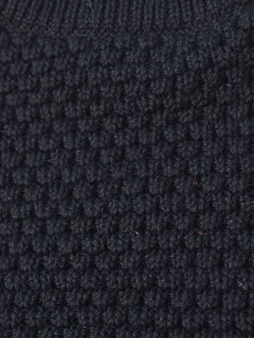 OLD DERBY KNITWEAR Popcorn Knit - Black