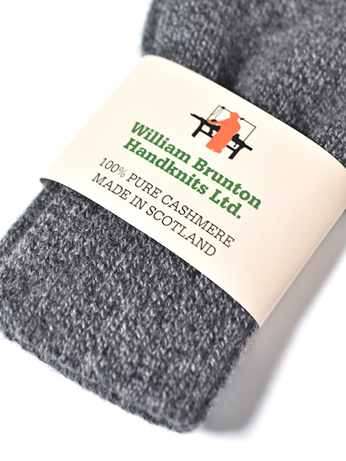 William Brunton カシミヤ100% カットオフ グローブ (Small)