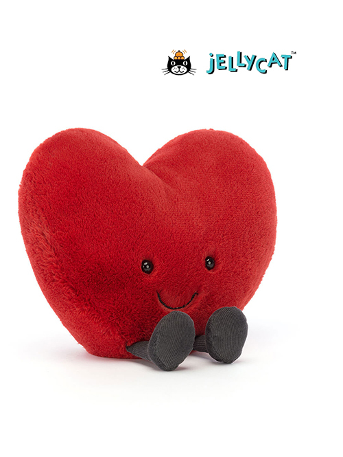 Jellycat ジェリーキャット Amuseable Red Heart 赤　ハート　小さい