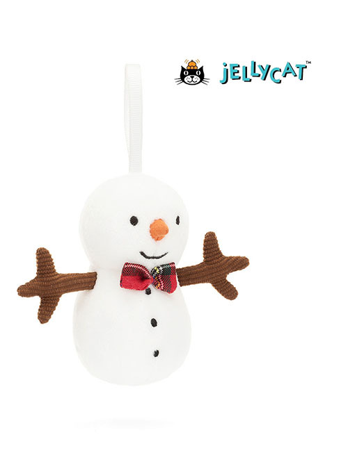 Jellycat ジェリーキャット.Festive Folly Snowman 雪だるま　デコレーション