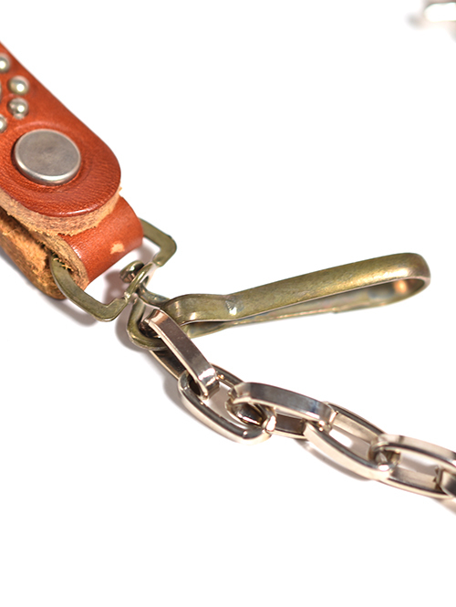 HTC D-STYLE STUDS STONE WALLET CHAIN Brown
