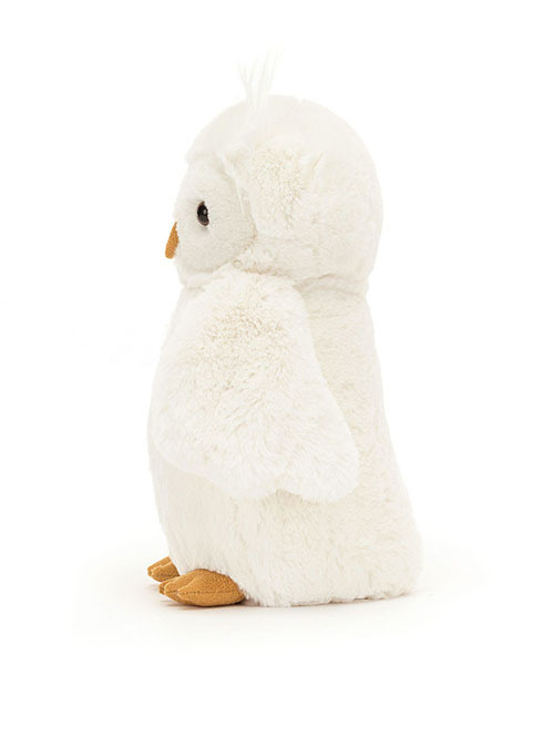 Jellycat ジェリーキャット Bashful Owl フクロウ　白　ホワイト BAS3OWL