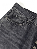 W.A.T.C STUDIO Loose Fit Organic Denim - Mid Black