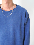 GRAB IN HOLLYWOOD  Vintage French Terry Relax Fit All Cut - Pigment Biue