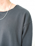 GRAB IN HOLLYWOOD  Vintage French Terry Relax Fit All Cut - Pigment Black