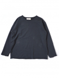 GRAB IN HOLLYWOOD  Vintage French Terry Relax Fit All Cut - Pigment Black