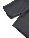 GRAB IN HOLLYWOOD  Vintage French Terry Relax Fit All Cut - Pigment Black