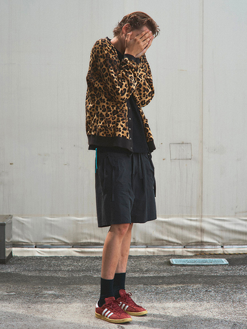 ILL ONE EIGHTY LEOPARD SWEAT CARDIGAN
