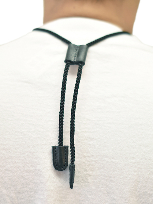 CROSSED ARROWS NECK WALLET BLACK 再入荷