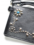CROSSED ARROWS NECK WALLET BLACK　再入荷