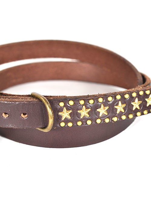 HTC END ONLY Around Studs Star 0.75 Brown/Gold