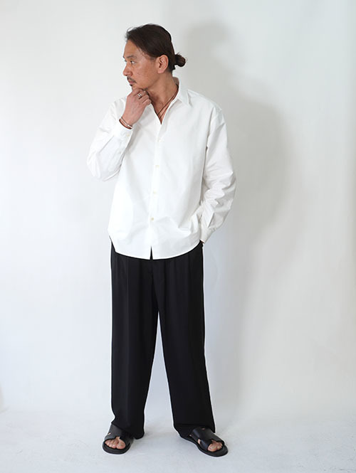 LA MOND HEAVY OX SHIRT - White
