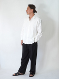 LA MOND  HEAVY OX SHIRT - White