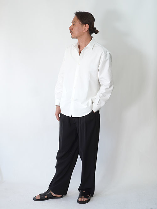 LA MOND HEAVY OX SHIRT - White