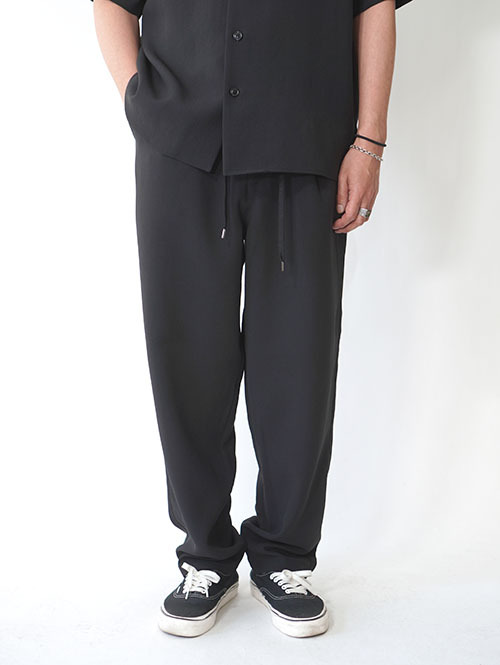SALUTE HELM ワンタッグワイドパンツ (65014) Black