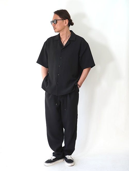 SALUTE HELM ワンタッグワイドパンツ (65014) Black