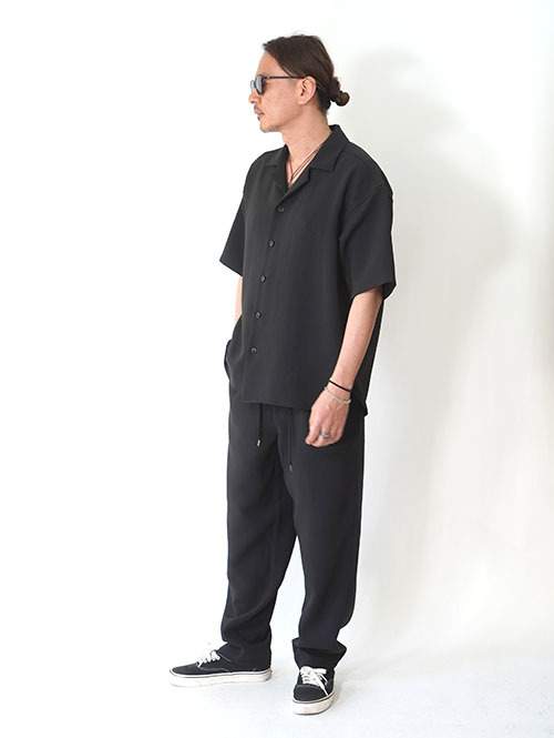 SALUTE HELM ワンタッグワイドパンツ (65014) Black
