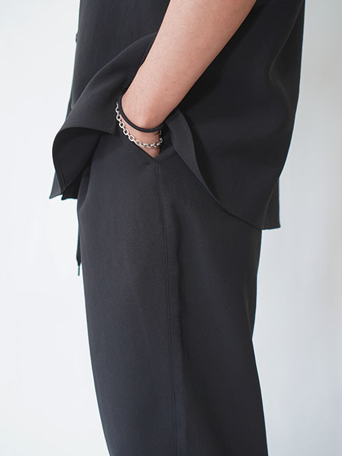 SALUTE HELM ワンタッグワイドパンツ (65014) Black