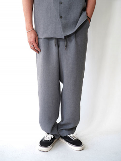SALUTE HELM ワンタッグワイドパンツ (65014)　Grey