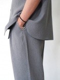 SALUTE HELM ワンタッグワイドパンツ (65014)　Grey