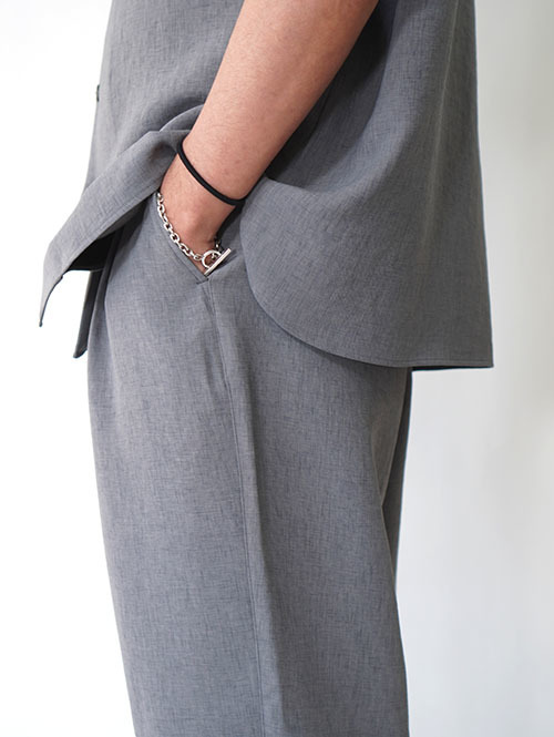 SALUTE HELM ワンタッグワイドパンツ (65014) Grey