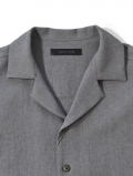 SALUTE HELM リラックスダブルクロスハーフスリーブシャツ Grey