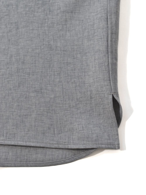 SALUTE HELM リラックスダブルクロスハーフスリーブシャツ Grey