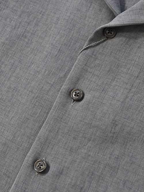 SALUTE HELM リラックスダブルクロスハーフスリーブシャツ Grey