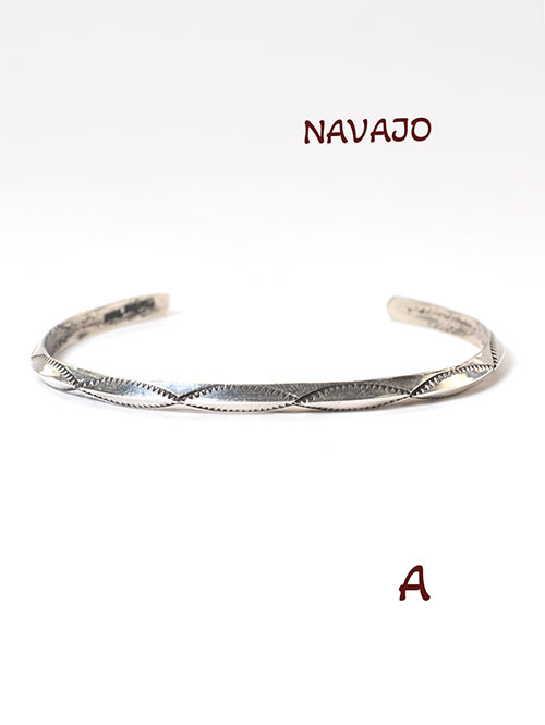 NAVAJO Hand Made Silver Bangle