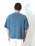 LUCEBER  PIGMENT S/S SWEAT - Navy