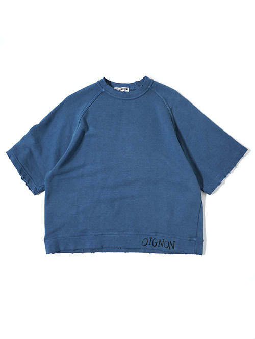 LUCEBER PIGMENT S/S SWEAT - Navy