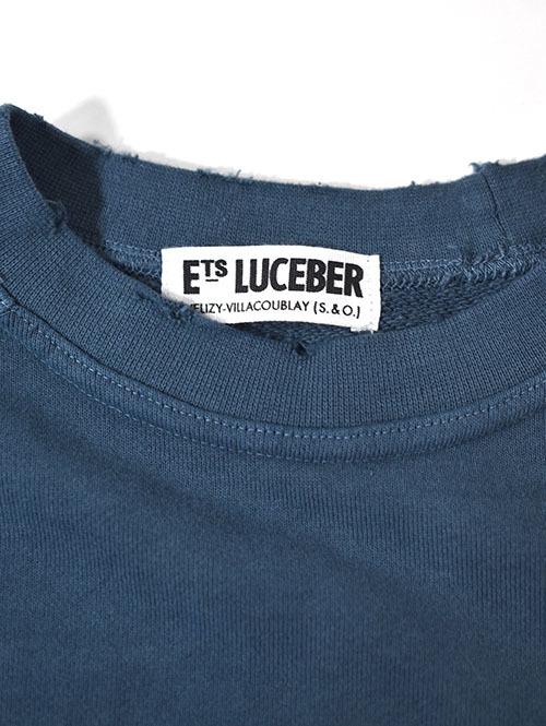 LUCEBER PIGMENT S/S SWEAT - Navy