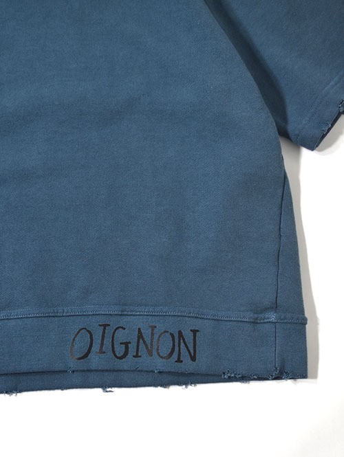 LUCEBER PIGMENT S/S SWEAT - Navy