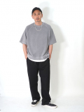 LUCEBER  PIGMENT S/S SWEAT - Charcoal