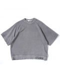 LUCEBER  PIGMENT S/S SWEAT - Charcoal