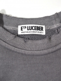 LUCEBER  PIGMENT S/S SWEAT - Charcoal
