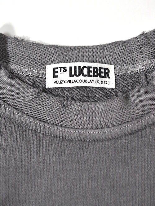 LUCEBER PIGMENT S/S SWEAT - Charcoal