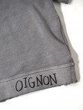 LUCEBER  PIGMENT S/S SWEAT - Charcoal