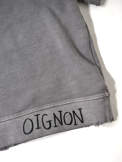 LUCEBER PIGMENT S/S SWEAT - Charcoal