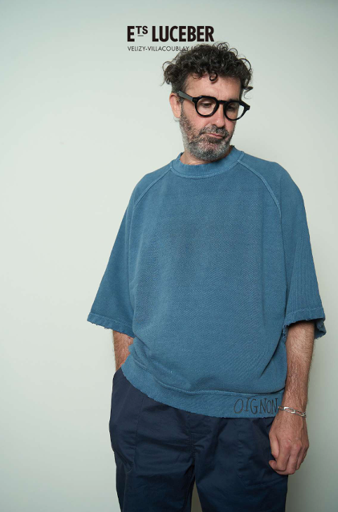 LUCEBER PIGMENT S/S SWEAT - Charcoal