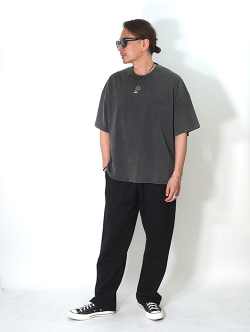 W.A.T.C STUDIO Oversized boxy Tee - Vintage Black