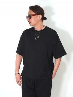 W.A.T.C STUDIO  Oversized boxy Tee - Black