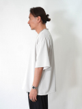 SALUTE HELM  マルーデコットン 20s カノコ スピンドル入り バルーン Tシャツ -Grey 