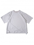 SALUTE HELM  マルーデコットン 20s カノコ スピンドル入り バルーン Tシャツ -Grey 