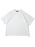 SALUTE HELM  マルーデコットン 20s カノコ スピンドル入り バルーン Tシャツ -White